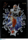 Myles Garrett 2025 Topps Signature Class Stars Black /50 Cleveland Browns