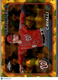 Cade Cavalli 2024 Topps Chrome Sapphire Gold Washington Nationals