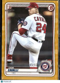 Cade Cavalli 2020 Bowman 1st GOLD Rookie RC 45/50 Washington Nationals