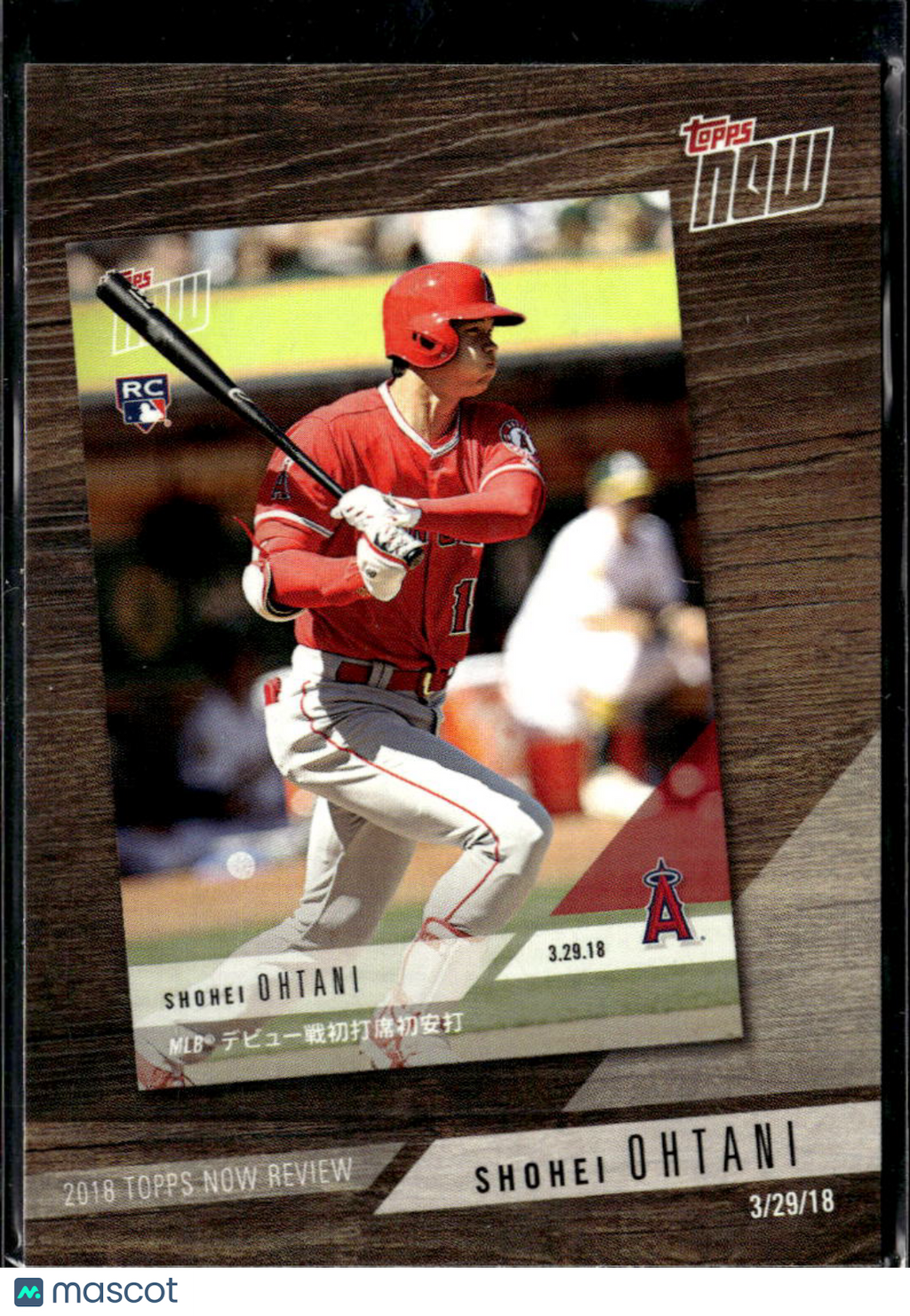 Shohei Ohtani 2019 Topps Now Review RC #TN3 Los Angeles Angels