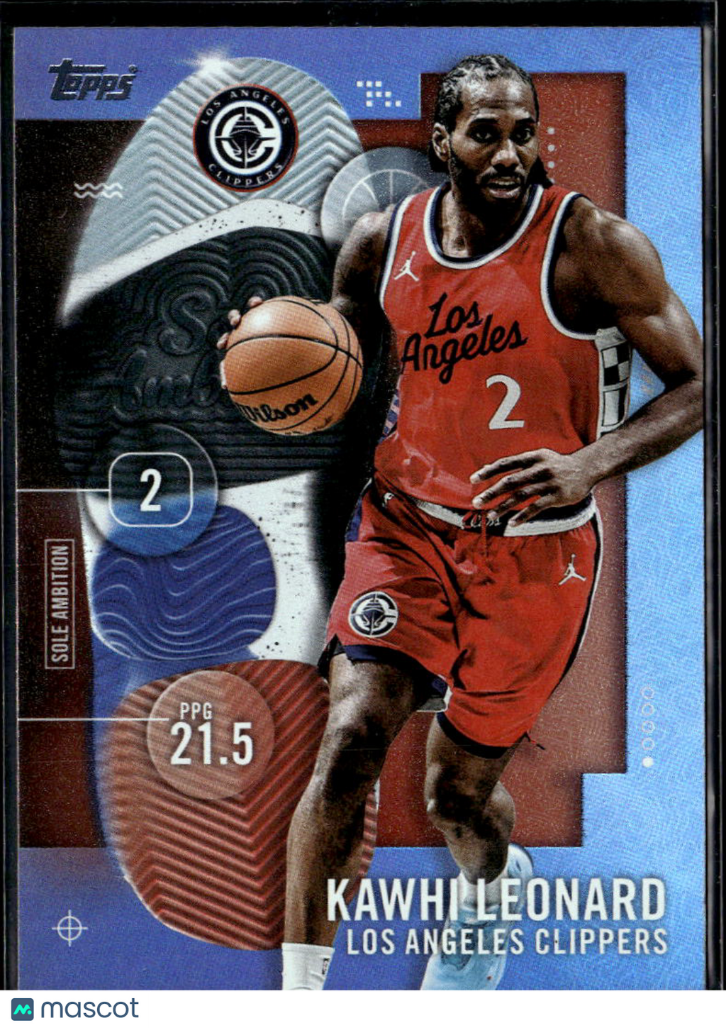 Kawhi Leonard 2025 Topps Sole Ambition SSP CASE HIT Los Angeles Clippers