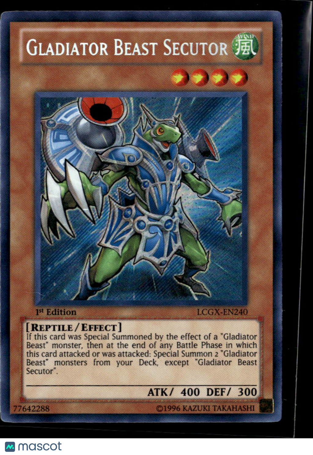 Gladiator Beast Secutor 2011 Konami LegendaryThe Duel Academy Years 1st Edition