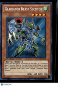 Gladiator Beast Secutor 2011 Konami LegendaryThe Duel Academy Years 1st Edition