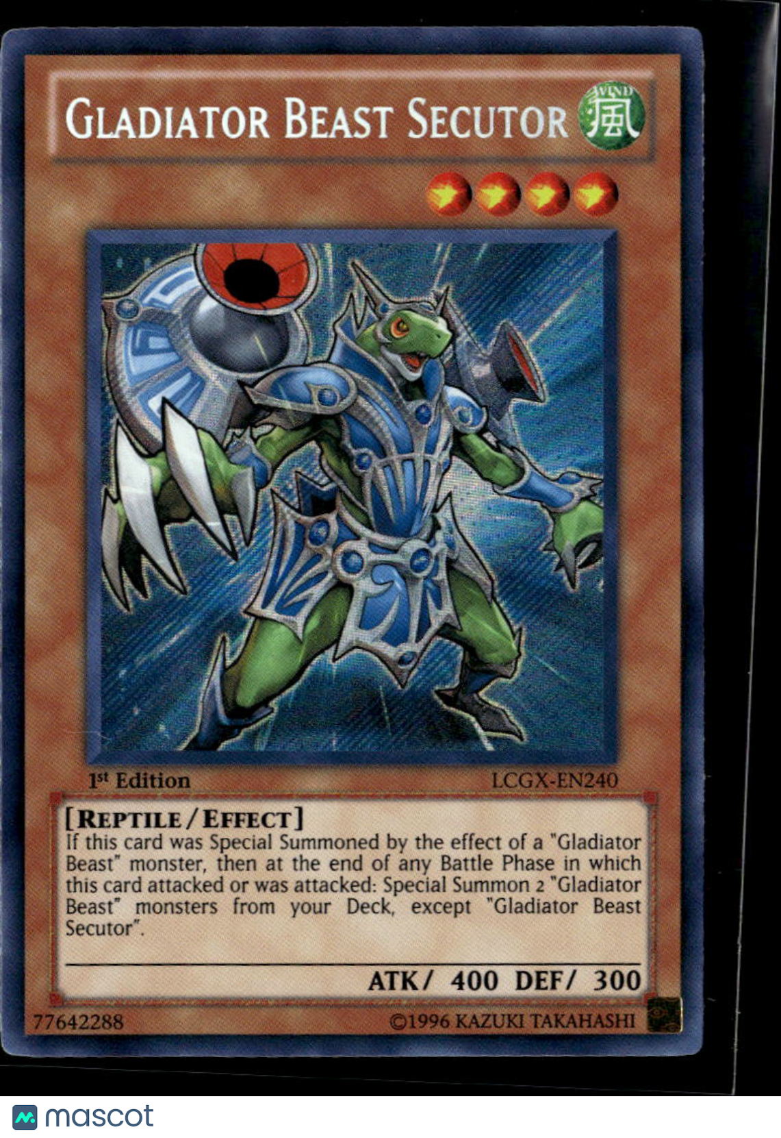 Gladiator Beast Secutor 2011 Konami LegendaryThe Duel Academy Years 1st Edition