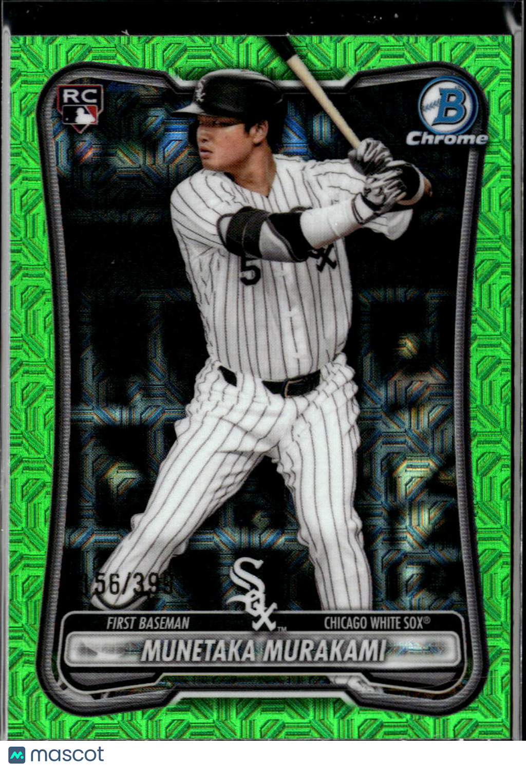 Munetaka Murakami 2026 Bowman Chrome RC Green Mojo 156/399 Chicago White Sox