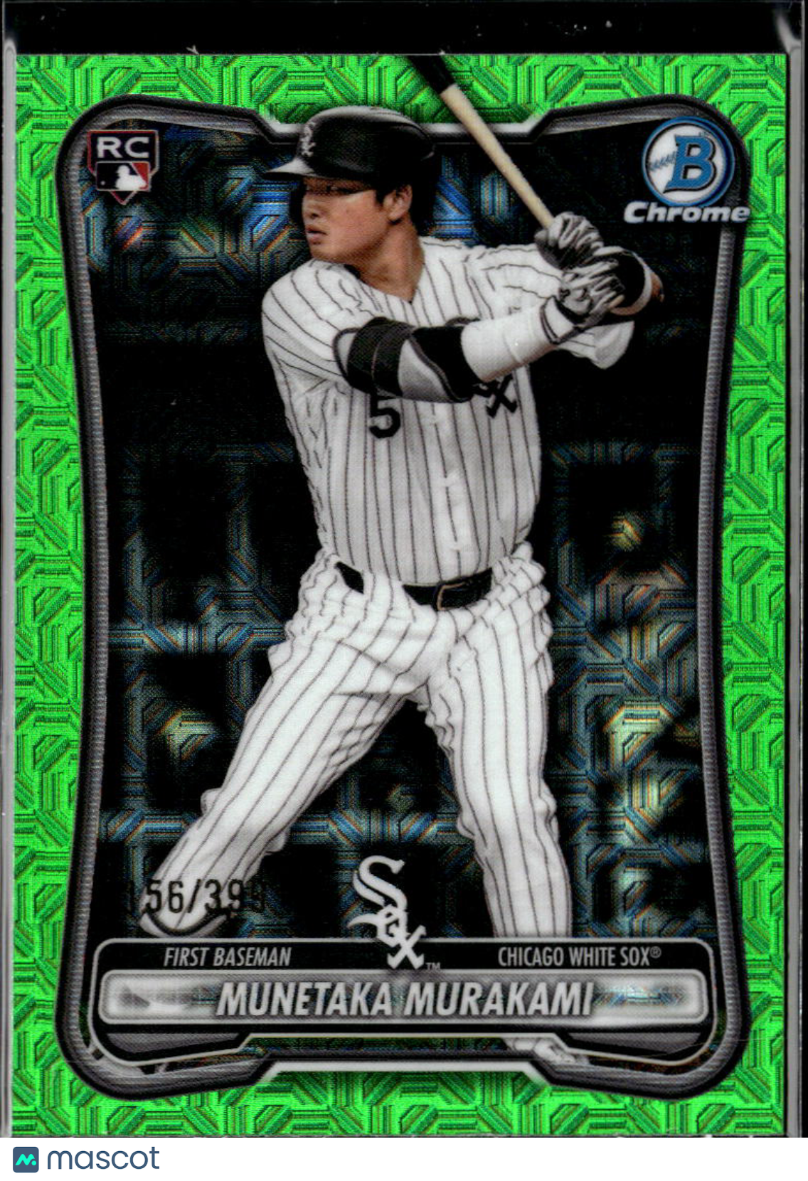 Munetaka Murakami 2026 Bowman Chrome RC Green Mojo 156/399 Chicago White Sox