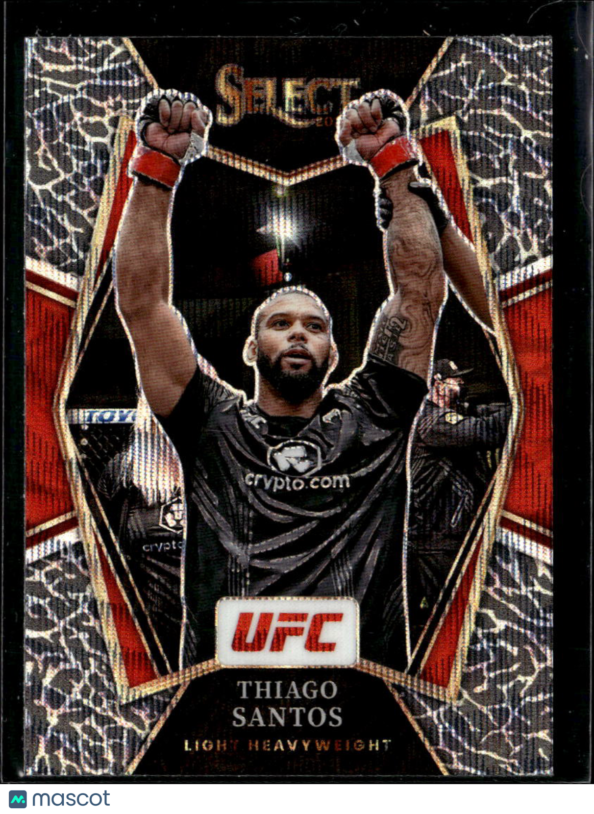 Thiago Santos 2022 Select UFC Premier Level Elephant Prizm SSP SHORTPRINT