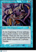 Cephalid Vandal 2002 Magic: The Gathering Torment Foil