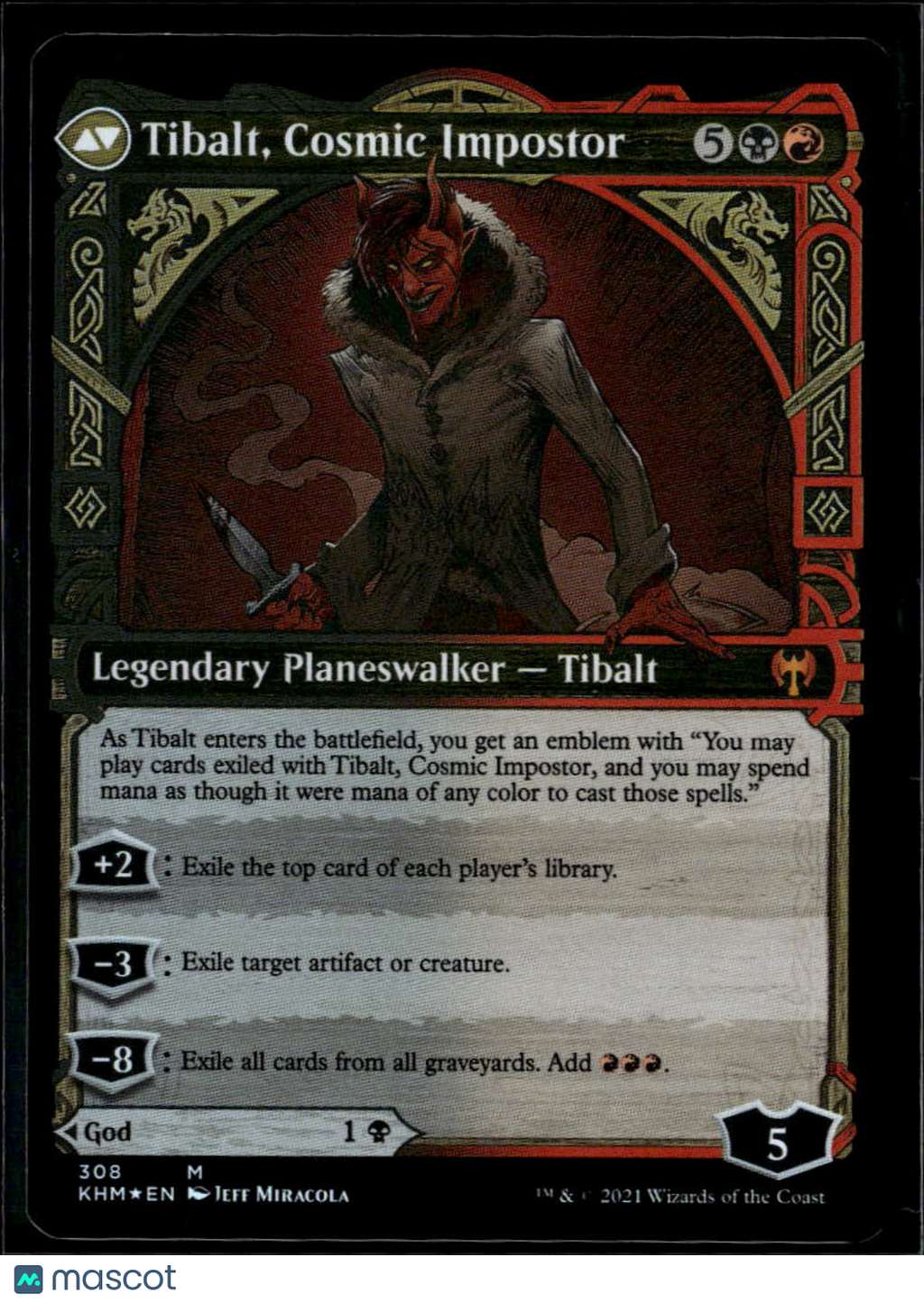 Tibalt, Cosmic Impostor Valki, God of Lies 2021 Kaldheim Double-Faced Showcase
