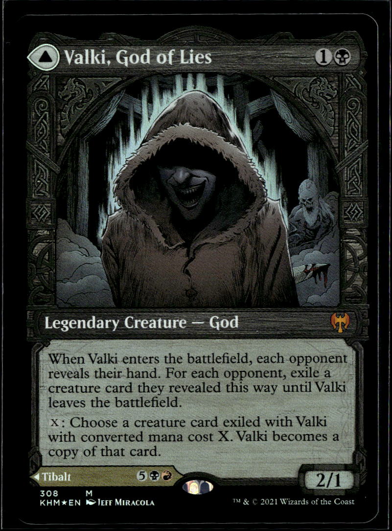 Tibalt, Cosmic Impostor Valki, God of Lies 2021 Kaldheim Double-Faced Showcase
