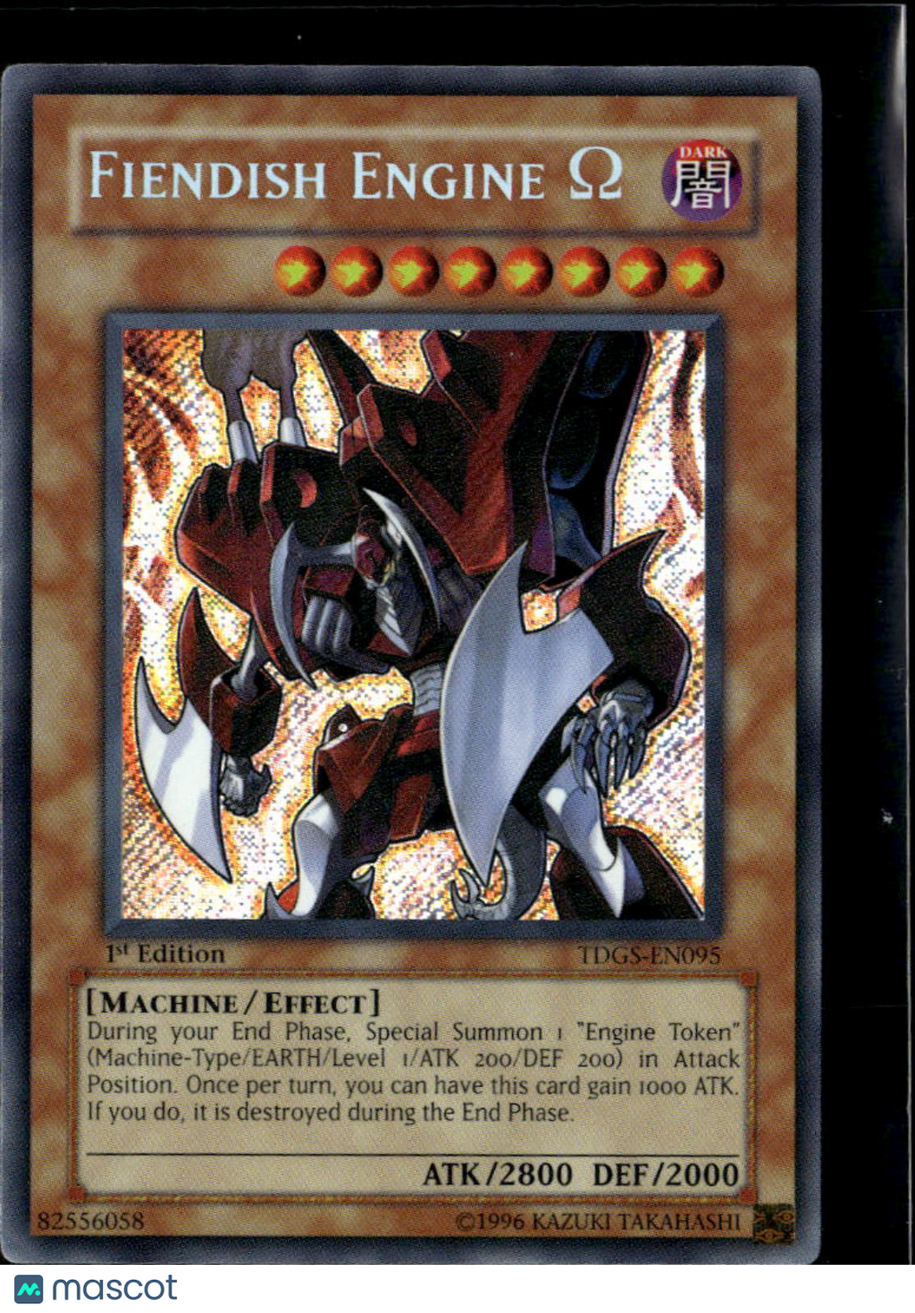 Fiendish Engine Ω 2008 Yu-Gi-Oh! The Duelist Genesis Super Rare 1st Edition