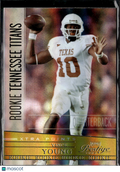 Vince Young 2006 Playoff Prestige Xtra Points GOLD RC SSP Texas Longhorns #246