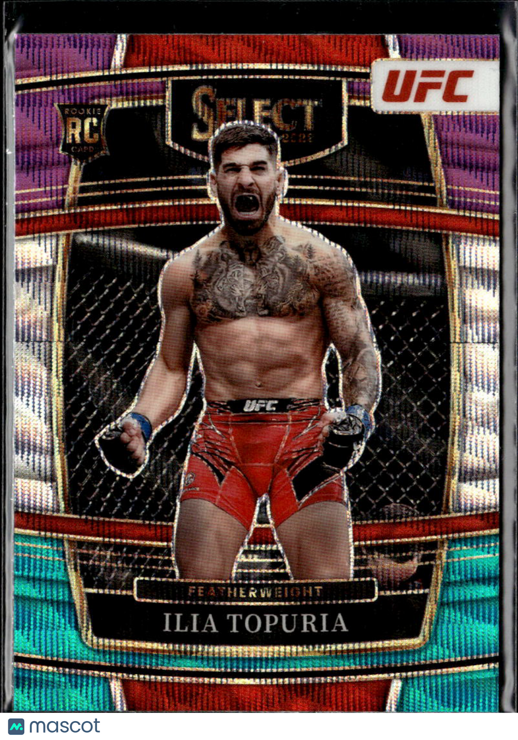 Ilia Topuria 2022 Select UFC Concourse RC Rookie Tricolor Prizm #23