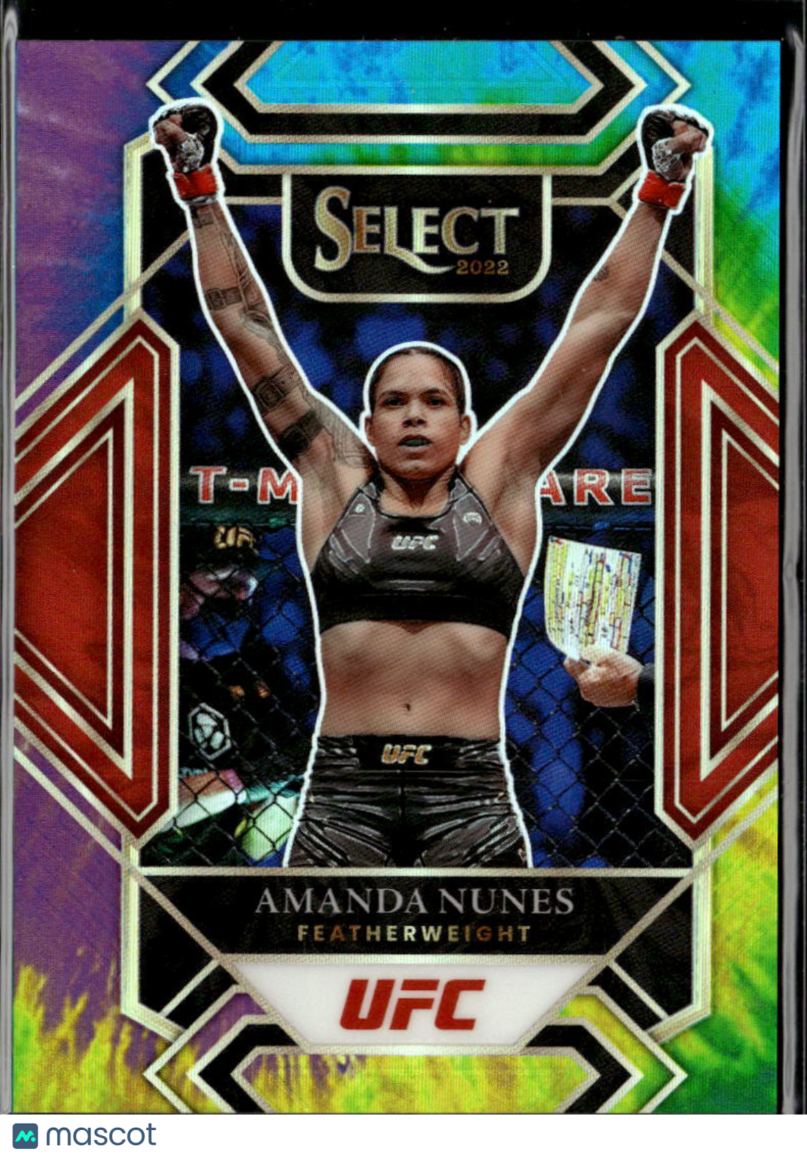 Amanda Nunes 2022 Select Mezzanine Tie-Dye Prizm 16/25 UFC
