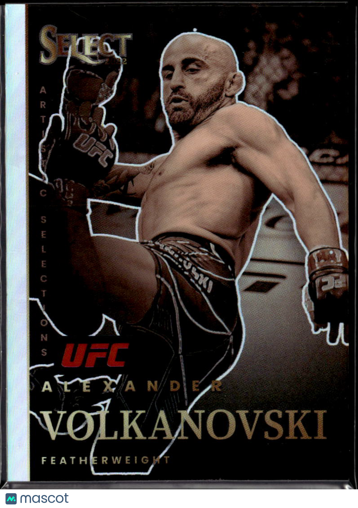Alexander Volkanovski 2022 Select UFC Artistic Selections SSP CASE HIT