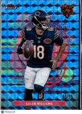 Caleb Williams 2025 Topps Finest Blue Refractor 60/75 Chicago Bears