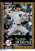 Cam Schlittler 2025 Topps Series 1 RC Gold Foil New York Yankees
