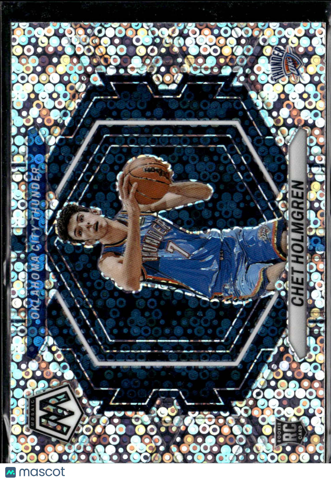 Chet Holmgren 2022-23 Mosaic Disco Prizm Variation Rookie RC OKC Thunder