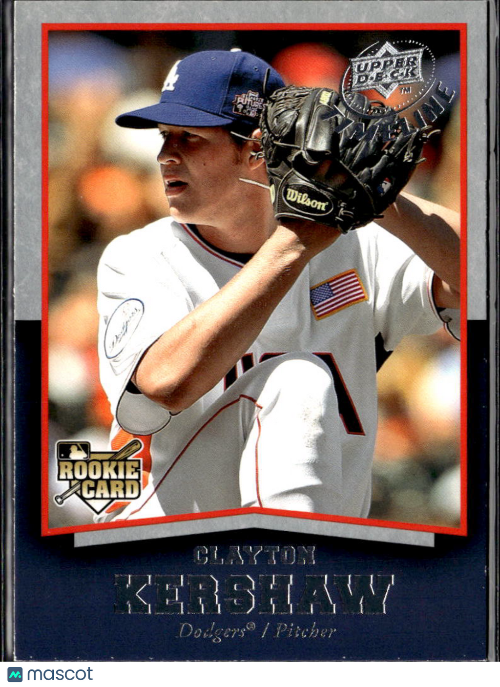 Clayton Kershaw 2008 Upper Deck Timeline Rookie RC Los Angeles Dodgers