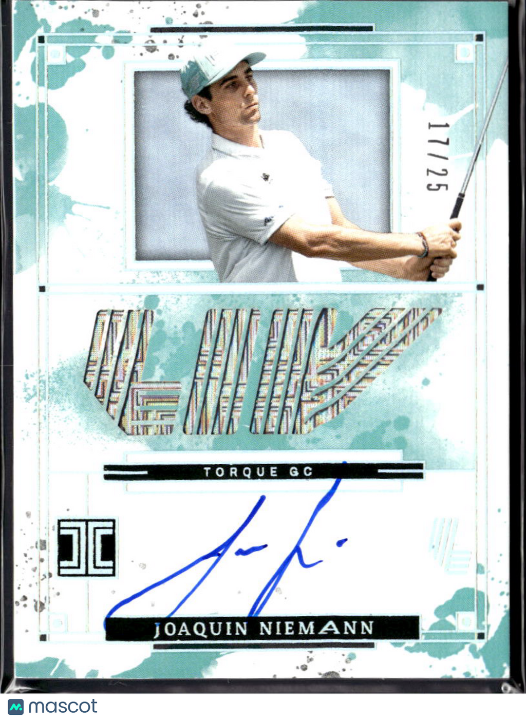 Joaquin Niemann 2025 Impeccable LIV Golf Auto Autograph 17/25 Torque GC
