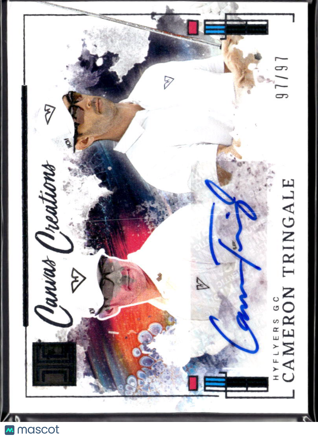 Cameron Tringale 2025 Impeccable LIV Golf Canvas Auto Autograph 97/97 HyFlyers
