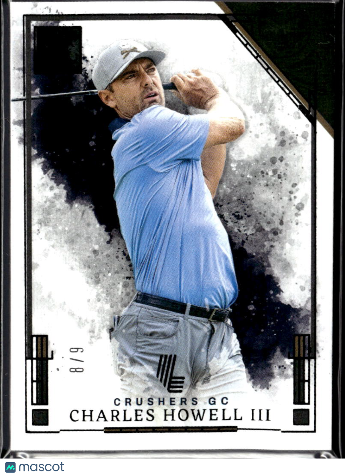 Charles Howell III 2025 Impeccable LIV Golf Black Foil SSP 8/9 Crushers GC