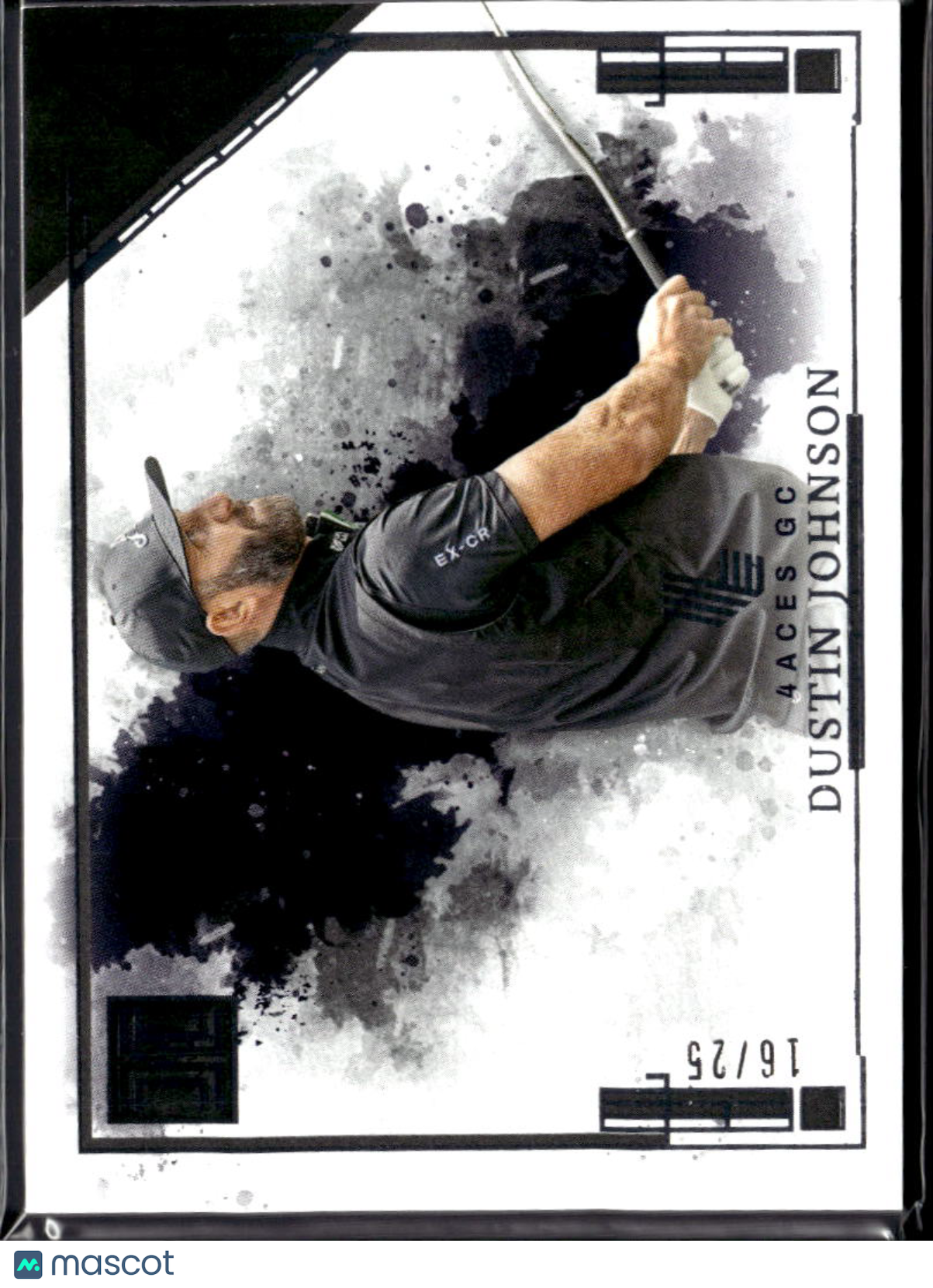 Dustin Johnson 2025 Impeccable LIV Golf Silver Foil 16/25 4Aces GC