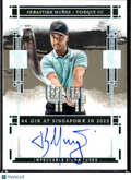 Sebastian Munoz 2025 Impeccable LIV Golf Signatures Auto Autograph 1/44 Torque