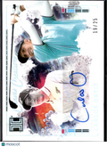 Carlos Ortiz 2025 Impeccable LIV Golf Canvas Auto Autograph /25 Torque GC