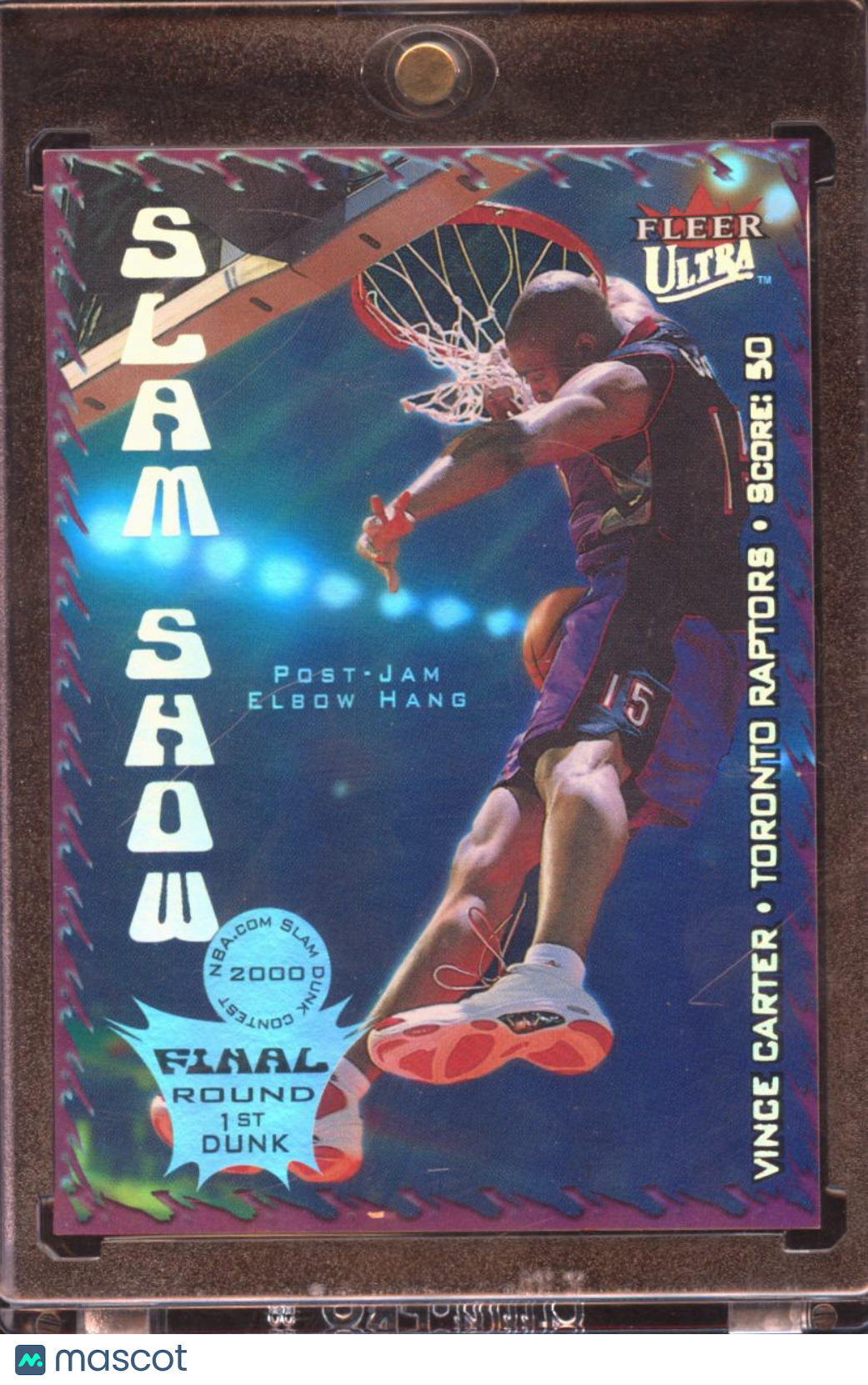 Vince Carter 2000 Fleer Ultra Slam Show Platinum 39/100 Altered Toronto Raptors