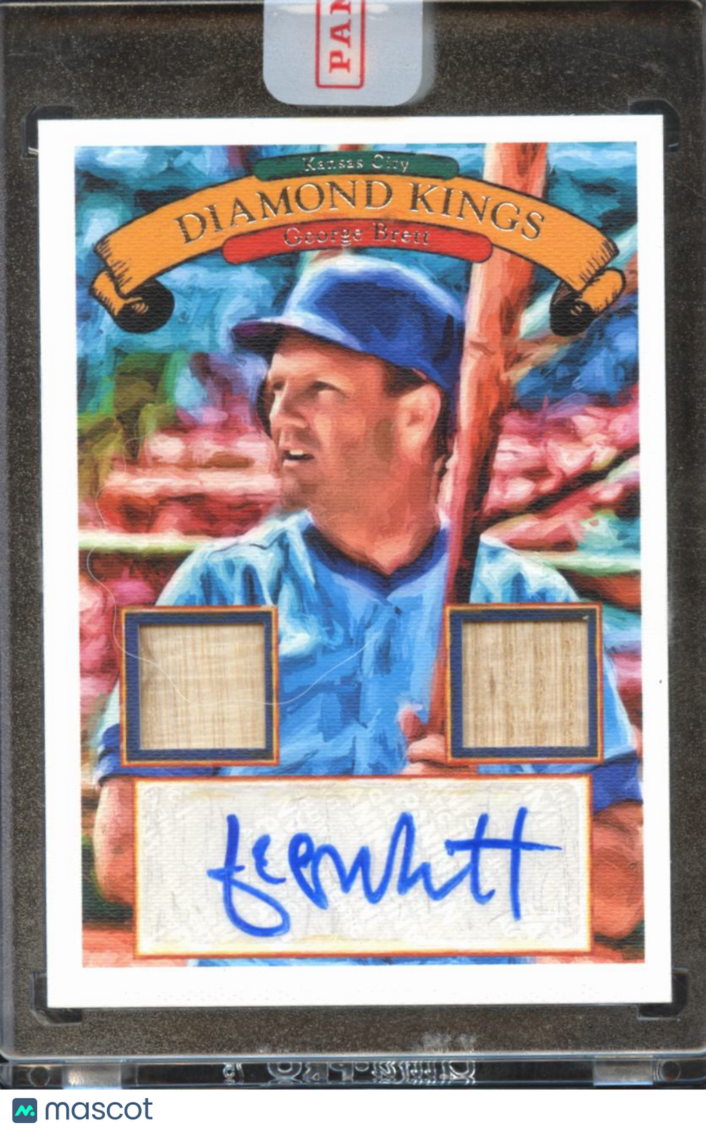 George Brett 2019 Diamond Kings Auto Autograph Bat Kansas City Royals