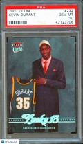 Kevin Durant 2007-08 Fleer Ultra Lucky 13 Rookie RC Supersonics #232 PSA 10