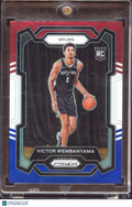 Victor Wembanyama 2023-24 Prizm Red White Blue Prizm RC #136 San Antonio Spurs