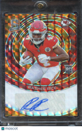 Rashee Rice 2023 Spectra Auto Autograph Orange RC 9/10 Kansas City Chiefs