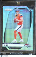 Bo Nix 2024 Prizm Silver Prizm Rookie RC #309 Denver Broncos