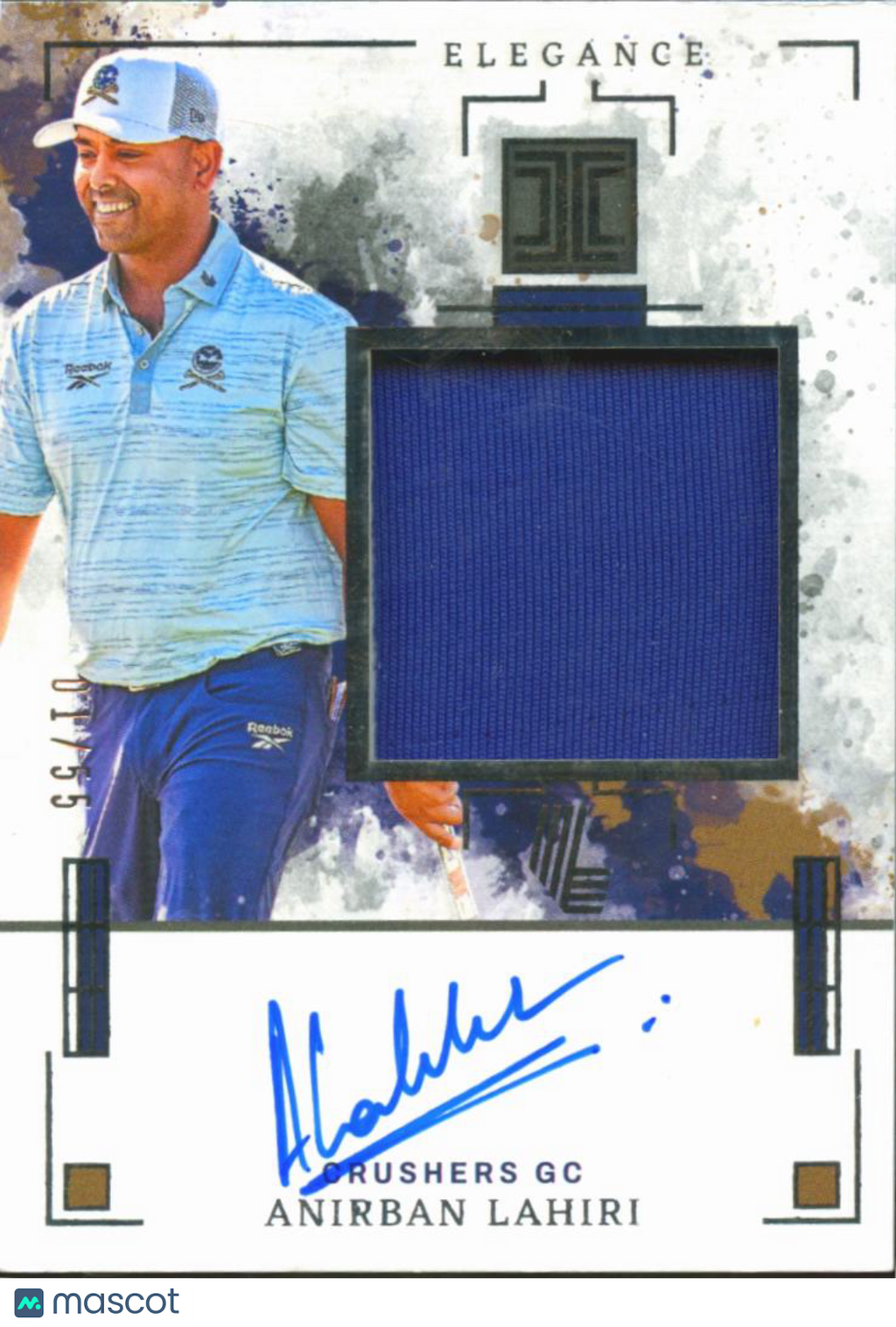 Frederik Kjettrup 2025 Impeccable LIV Golf Elegance Auto Autograph Patch RC 1/55