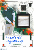Frederik Kjettrup 2025 Impeccable LIV Golf Auto Autograph Patch RC 22/25