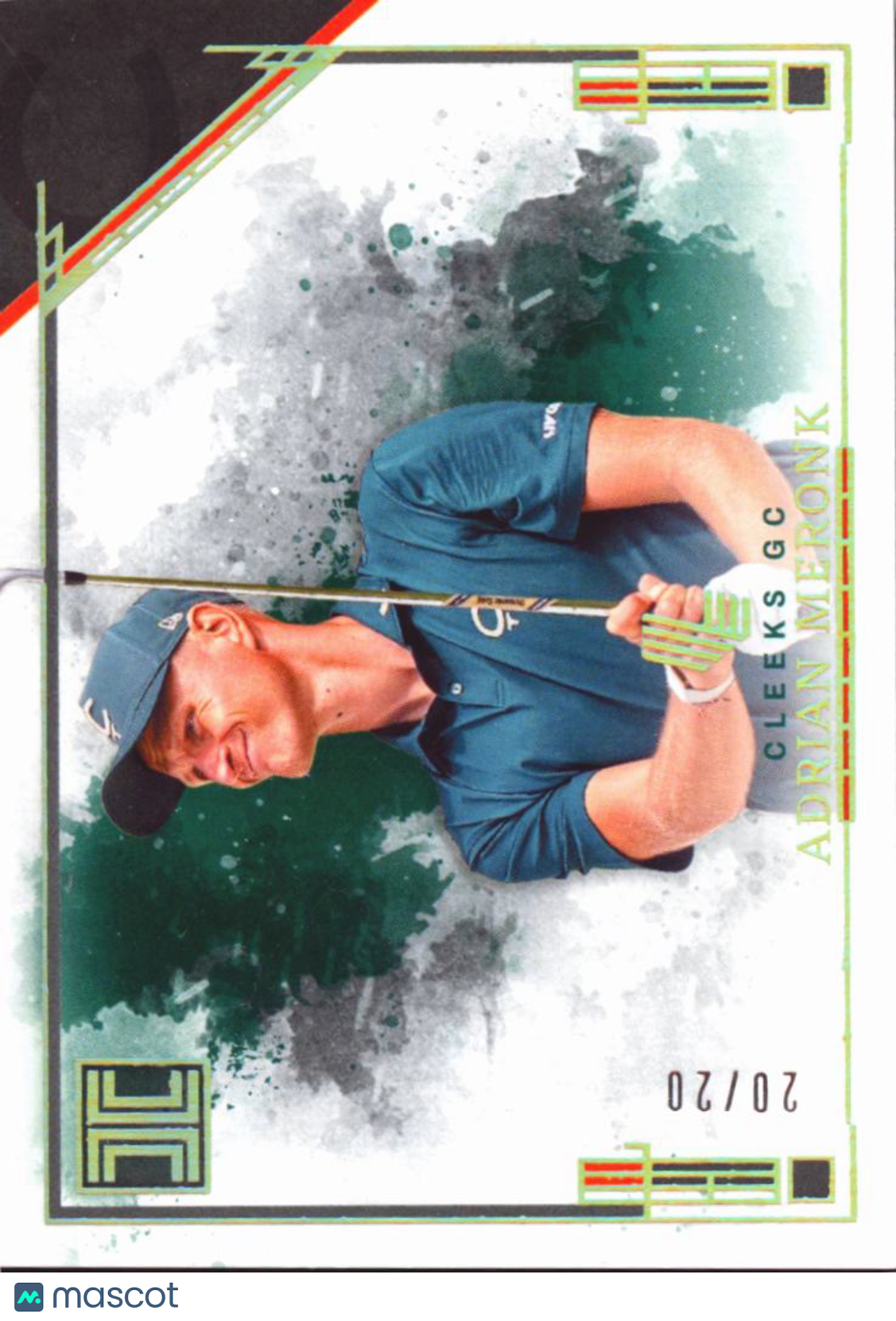Adrian Meronk 2025 Impeccable LIV Golf Holo Silver 20/20 Cleeks GC