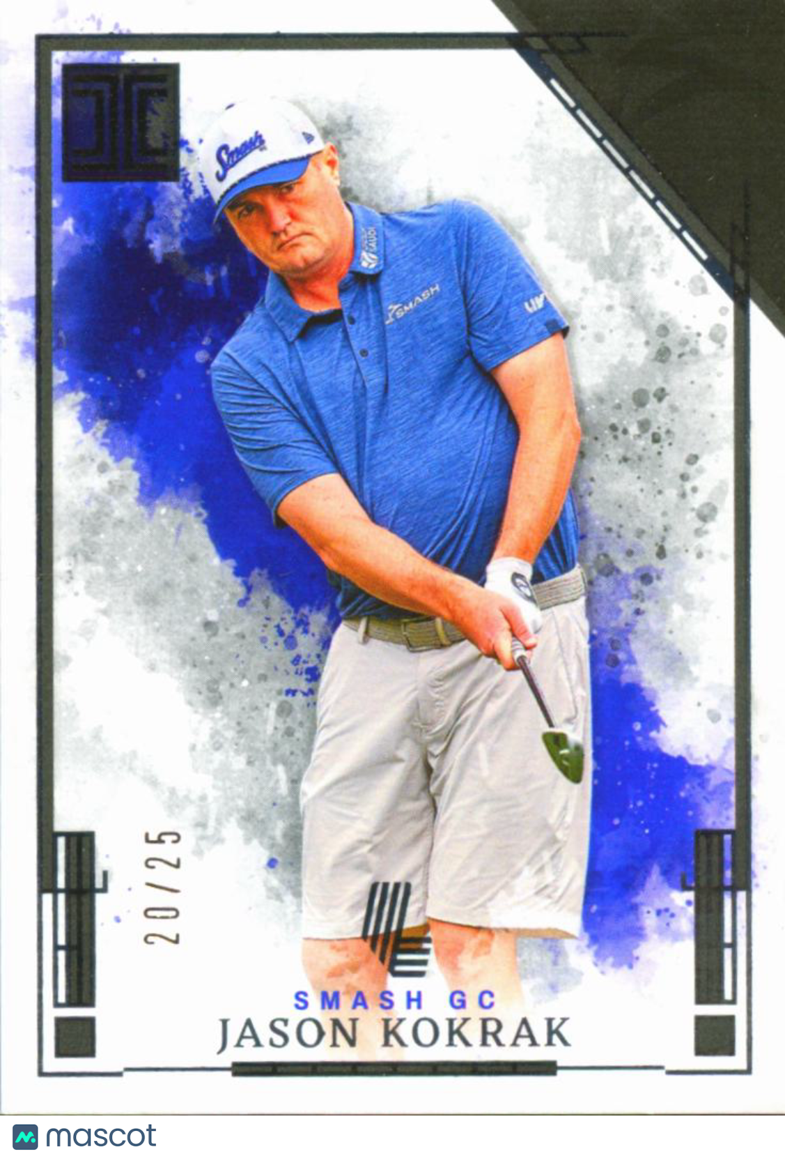 Jason Kokrak 2025 Panini Impeccable LIV Golf Card 20/25 Smash GC