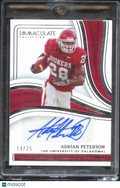 Adrian Peterson 2023 Immaculate Auto Autograph 14/25 Oklahoma Sooners