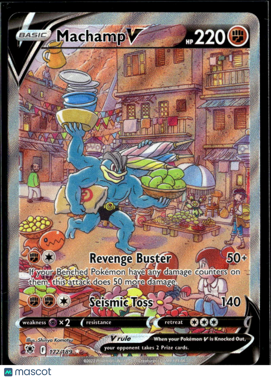 Machamp V 2022 Astral Radiance Holo Ultra Rare FA #172/189