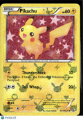 Pikachu 2013 Legendary Treasures Holo Uncommon #RC7/RC25