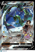 Rayquaza V 2021 Evolving Skies Holo Rare SR FA #194/203