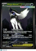 Mega Absol EX 2025 Mega Evolution Holo Secret Rare SAR #180/132