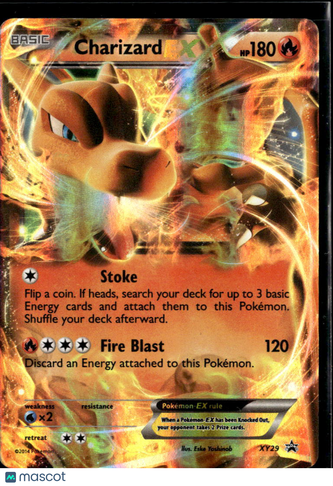 Charizard EX 2014 XY Holo Black Star Promo FA #XY29
