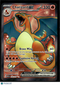 Charizard EX 2023 Scarlet & Violet 151 Etched Secret Rare FA #183/165