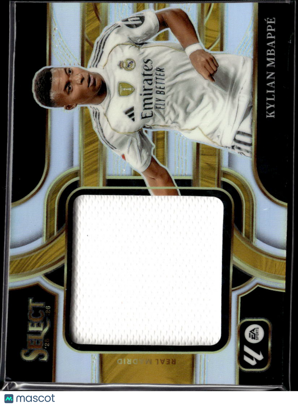 Kylian Mbappe 2025-26 Select La Liga Jumbo Jersey Patch Real Madrid