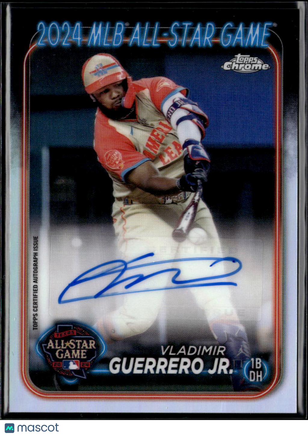 Vladimir Guerrero Jr. 2024 Topps Chrome All-Star Game Auto Autograph Blue Jays