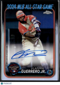 Vladimir Guerrero Jr. 2024 Topps Chrome All-Star Game Auto Autograph Blue Jays