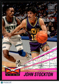 John Stockton 1994 Topps Stadium Club Beam Team #19 Utah Jazz